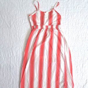 Joe Fresh Striped Maxi Dress Girl's Small (6-7)